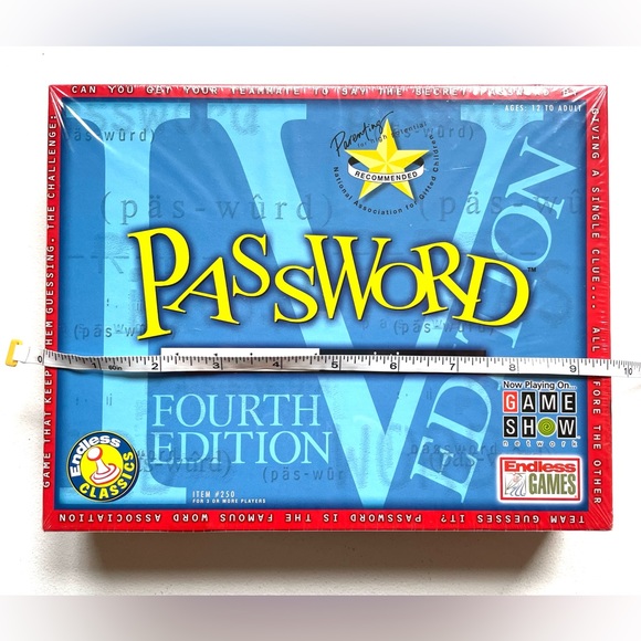 NIB Password Fourth Edition - The Classic Word Association Game - Endless Games - Picture 4 of 9
